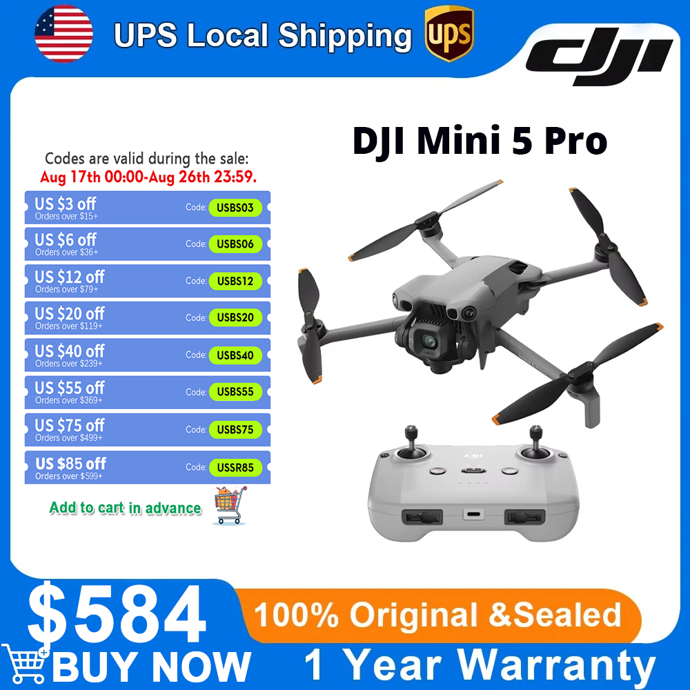 DJI Mini 5 Pro Ultralekki Dron – Drone Camera Vlog recenzja i cena