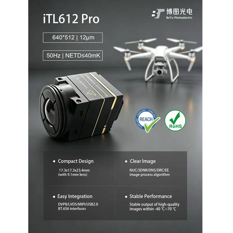 Itl612 CVBS Mini 640*512 9.1mm – Drone Camera Thermal recenzja i cena